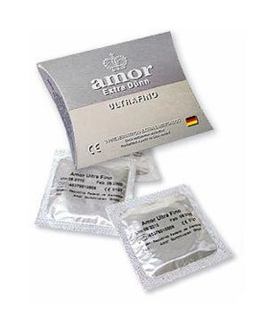 Preservativos AMOR Thin ultrafinos – pack x3 unidades