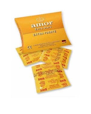 Preservativos AMOR Strong extra fuertes extralubricados – pack x3 unidades